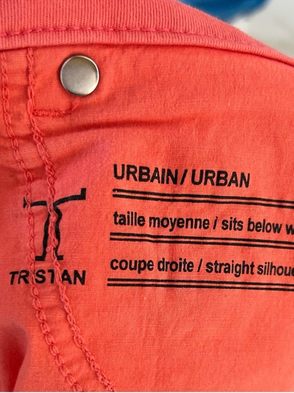 Tristan Coral Women’s Denim Shorts - Picture 5 of 5